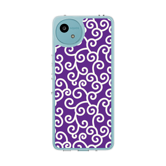 Slim Protection Case［ Karakusa Pattern - Purple ］