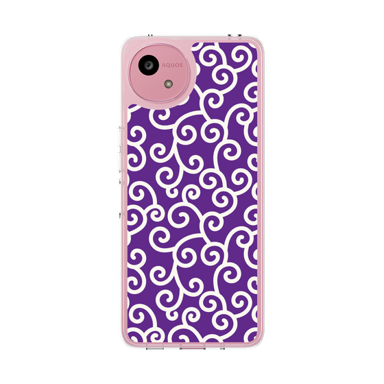 Slim Protection Case［ Karakusa Pattern - Purple ］