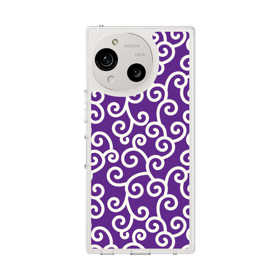Slim Protection Case［ Karakusa Pattern - Purple ］