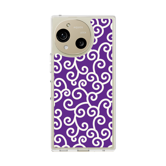 Slim Protection Case［ Karakusa Pattern - Purple ］