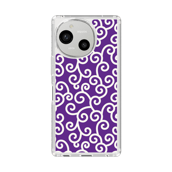 Slim Protection Case［ Karakusa Pattern - Purple ］