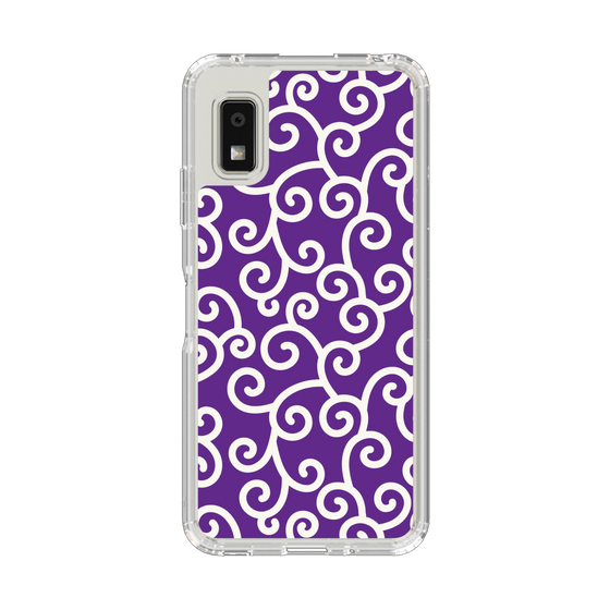 Slim Protection Case［ Karakusa Pattern - Purple ］
