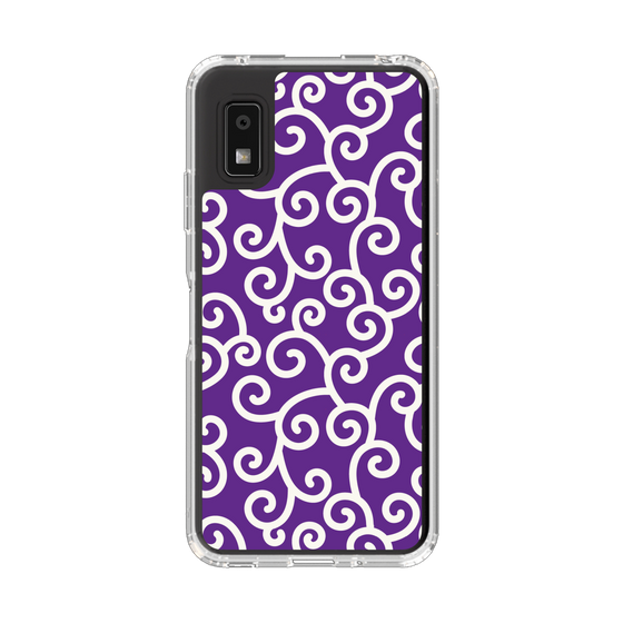 Slim Protection Case［ Karakusa Pattern - Purple ］