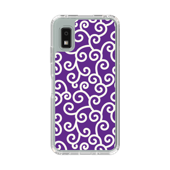 Slim Protection Case［ Karakusa Pattern - Purple ］