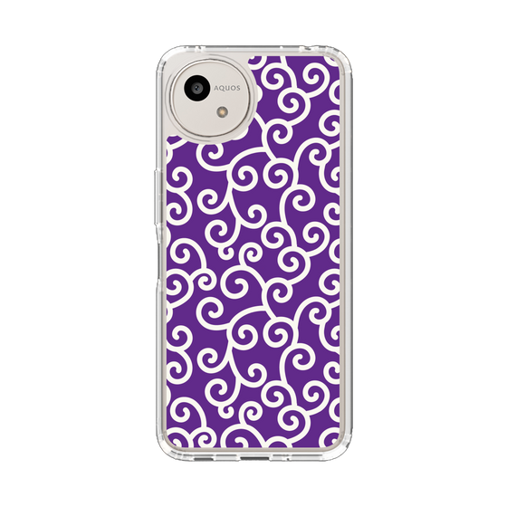 Slim Protection Case［ Karakusa Pattern - Purple ］