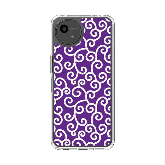 Slim Protection Case［ Karakusa Pattern - Purple ］
