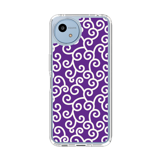 Slim Protection Case［ Karakusa Pattern - Purple ］