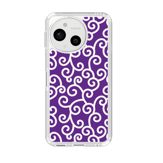 Slim Protection Case［ Karakusa Pattern - Purple ］