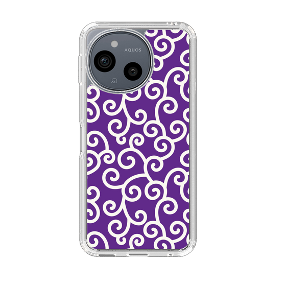 Slim Protection Case［ Karakusa Pattern - Purple ］