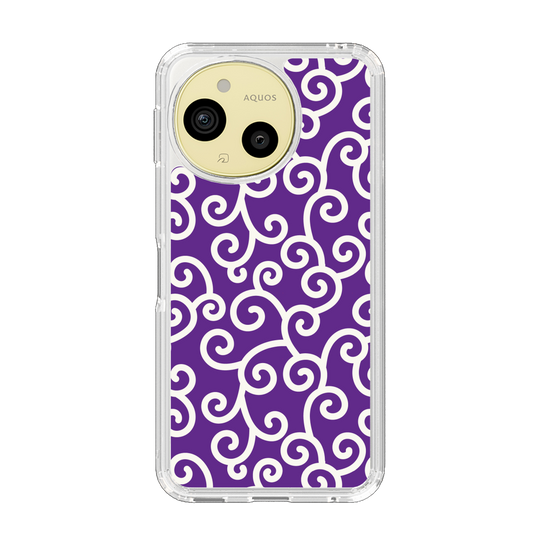Slim Protection Case［ Karakusa Pattern - Purple ］