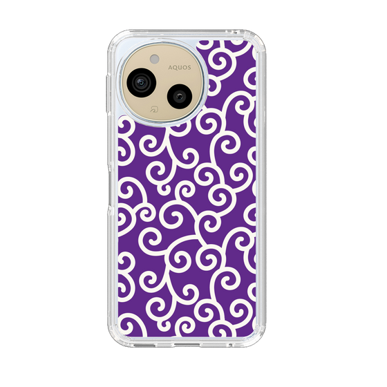 Slim Protection Case［ Karakusa Pattern - Purple ］