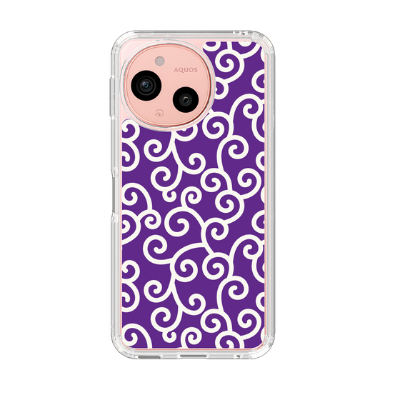 Slim Protection Case［ Karakusa Pattern - Purple ］