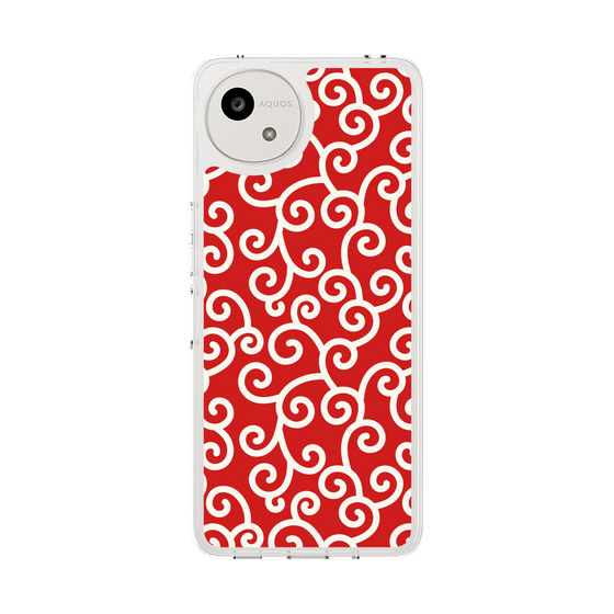 Slim Protection Case［ Karakusa Pattern - Red ］