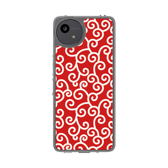 Slim Protection Case［ Karakusa Pattern - Red ］