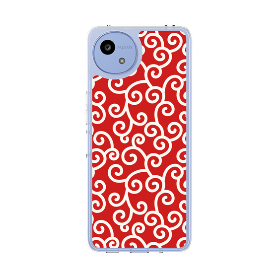 Slim Protection Case［ Karakusa Pattern - Red ］