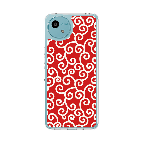 Slim Protection Case［ Karakusa Pattern - Red ］