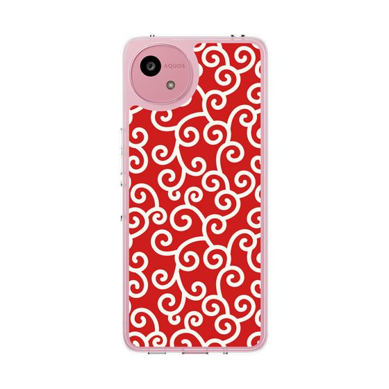 Slim Protection Case［ Karakusa Pattern - Red ］