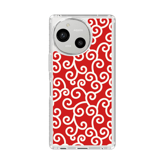 Slim Protection Case［ Karakusa Pattern - Red ］
