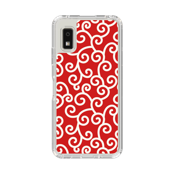 Slim Protection Case［ Karakusa Pattern - Red ］