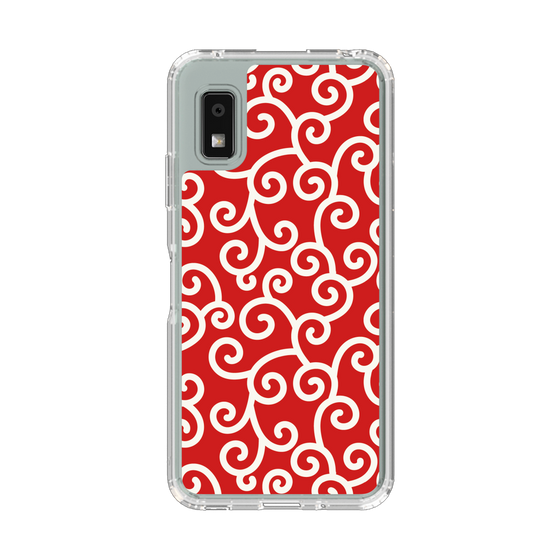 Slim Protection Case［ Karakusa Pattern - Red ］