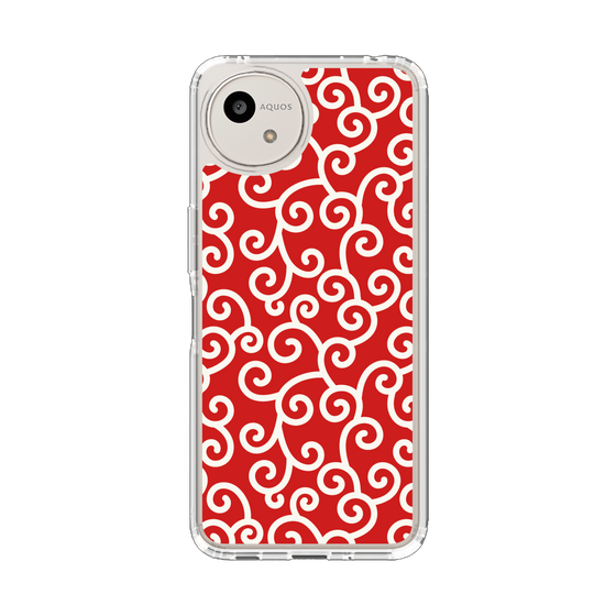 Slim Protection Case［ Karakusa Pattern - Red ］