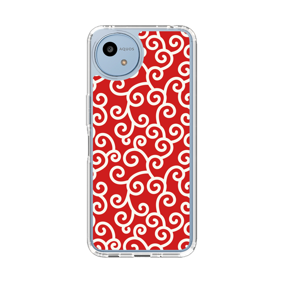 Slim Protection Case［ Karakusa Pattern - Red ］