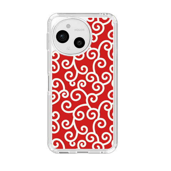 Slim Protection Case［ Karakusa Pattern - Red ］