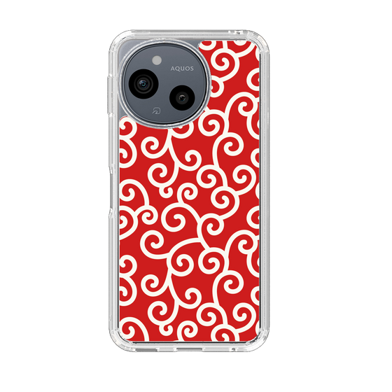 Slim Protection Case［ Karakusa Pattern - Red ］