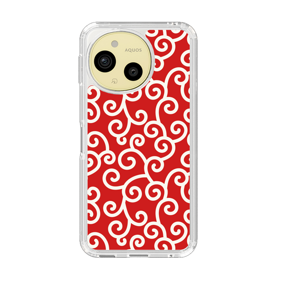 Slim Protection Case［ Karakusa Pattern - Red ］
