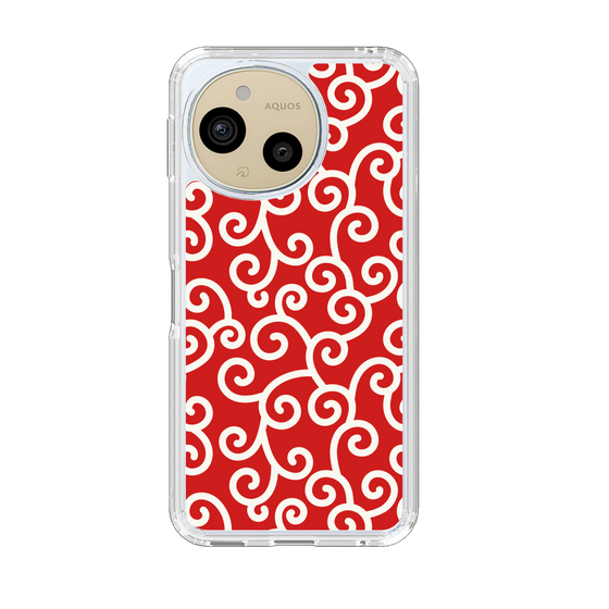 Slim Protection Case［ Karakusa Pattern - Red ］