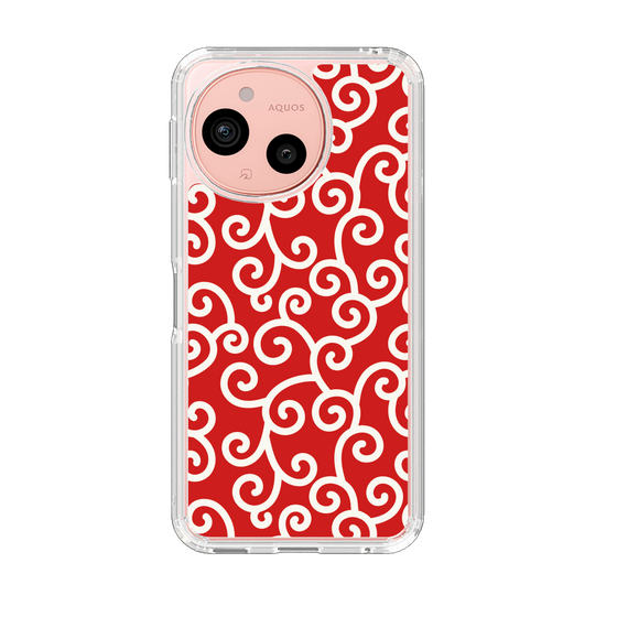 Slim Protection Case［ Karakusa Pattern - Red ］