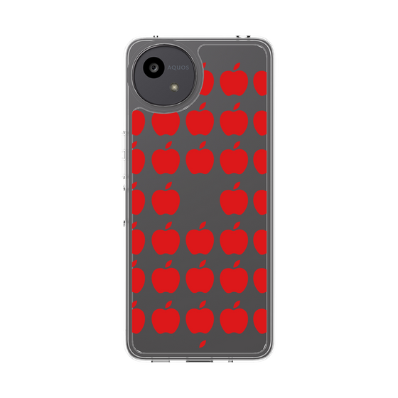 Slim Protection Case［ Apple - Red ］