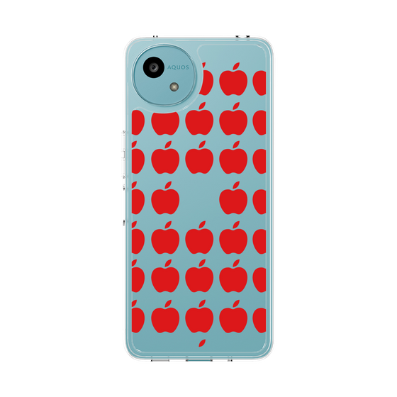 Slim Protection Case［ Apple - Red ］