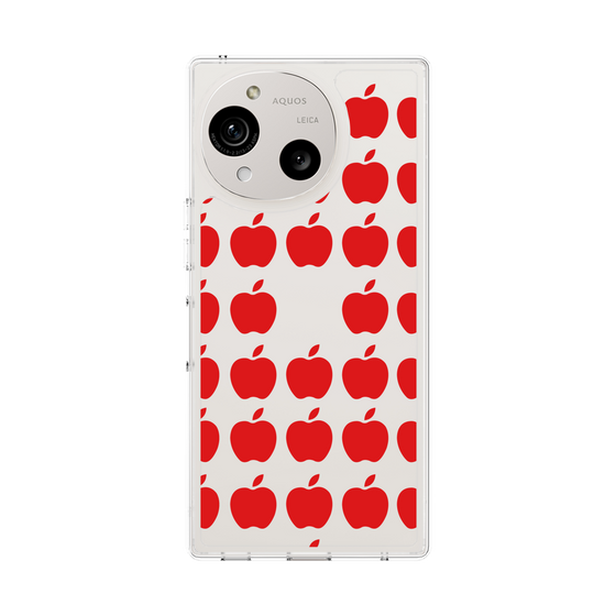 Slim Protection Case［ Apple - Red ］