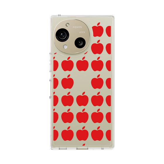 Slim Protection Case［ Apple - Red ］