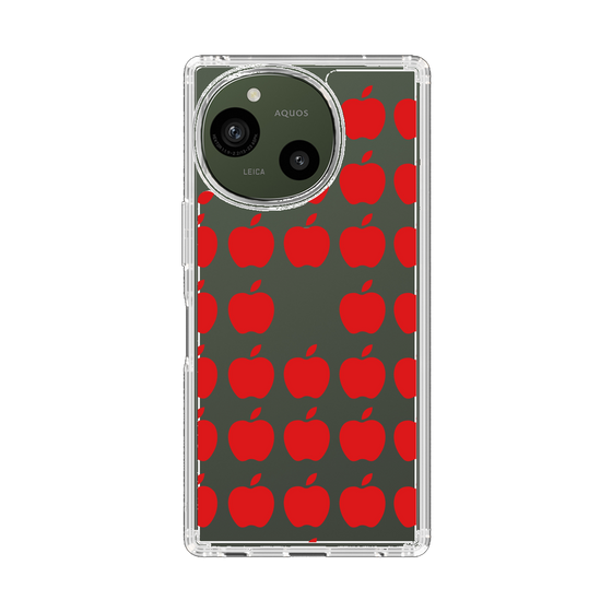Slim Protection Case［ Apple - Red ］