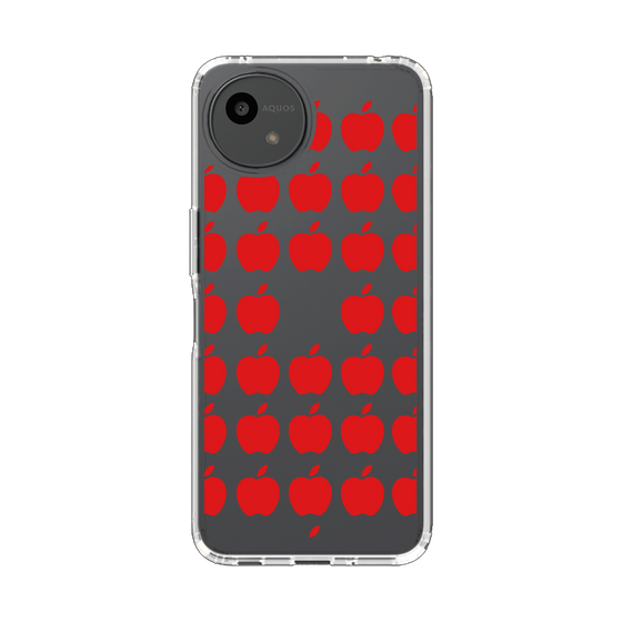 Slim Protection Case［ Apple - Red ］