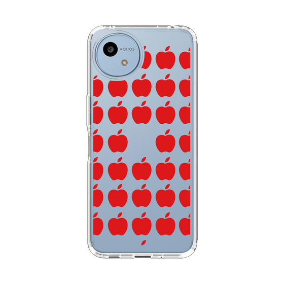 Slim Protection Case［ Apple - Red ］
