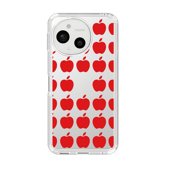 Slim Protection Case［ Apple - Red ］
