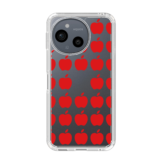 Slim Protection Case［ Apple - Red ］