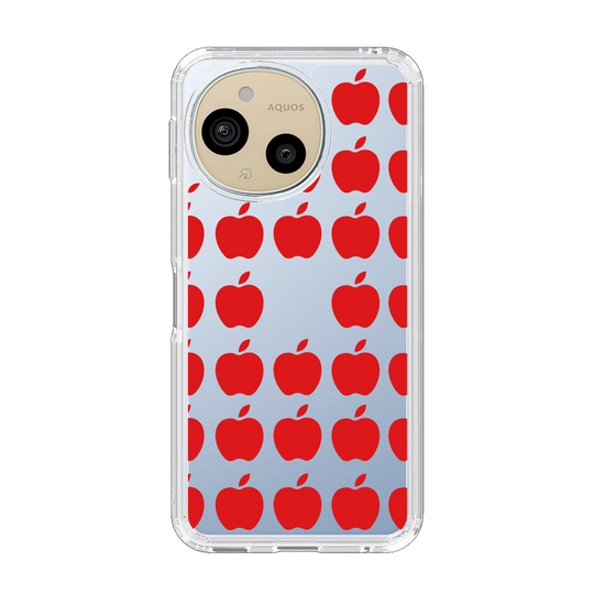 Slim Protection Case［ Apple - Red ］
