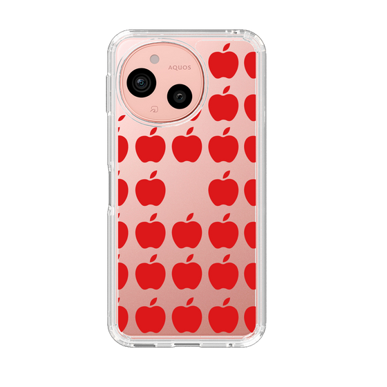 Slim Protection Case［ Apple - Red ］
