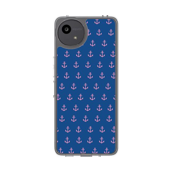 Slim Protection Case［ Anchor - Pink ］