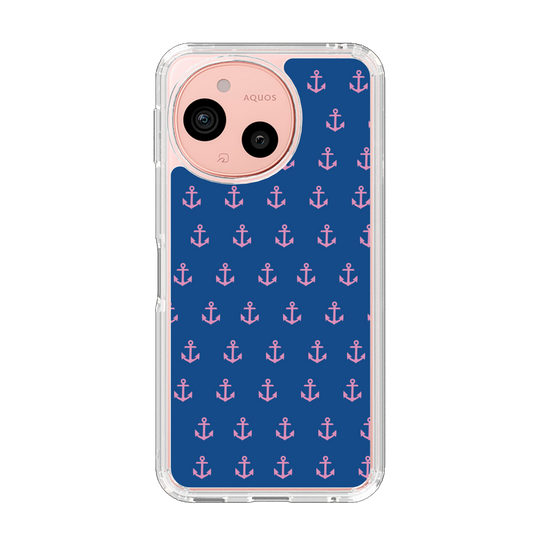 Slim Protection Case［ Anchor - Pink ］