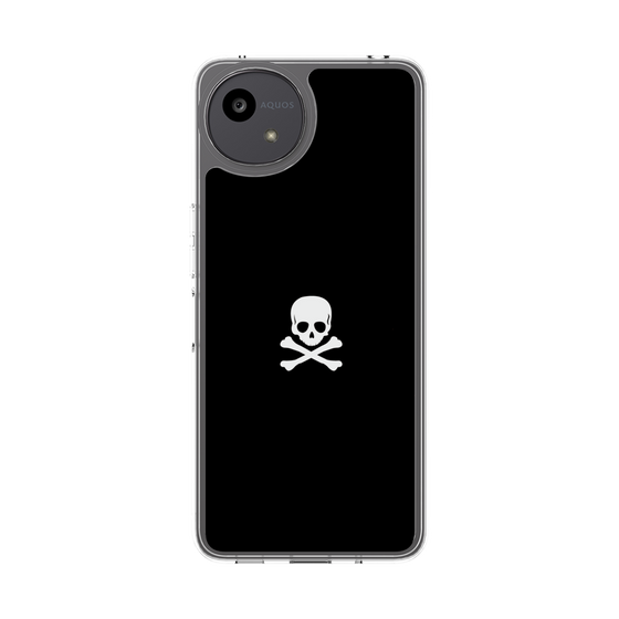 Slim Protection Case［ Skull - Black ］