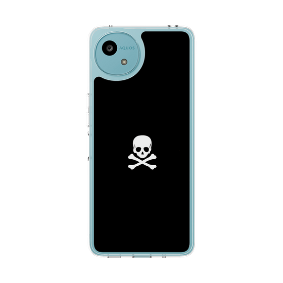 Slim Protection Case［ Skull - Black ］