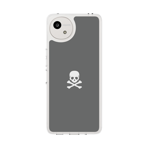 Slim Protection Case［ Skull - Gray ］