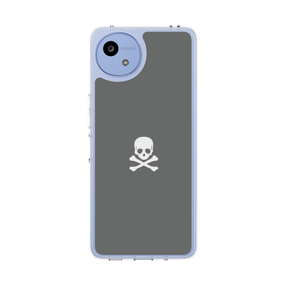 Slim Protection Case［ Skull - Gray ］