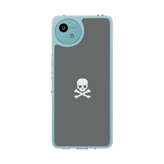 Slim Protection Case［ Skull - Gray ］