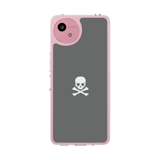 Slim Protection Case［ Skull - Gray ］
